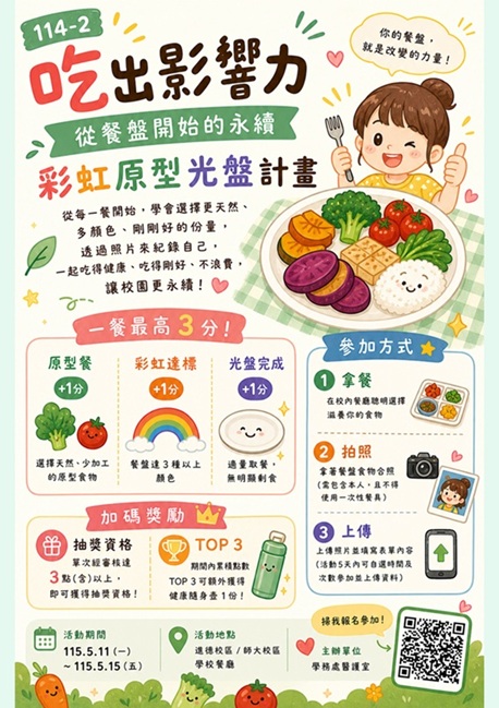 吃出影響力，永續從餐盤開始-直